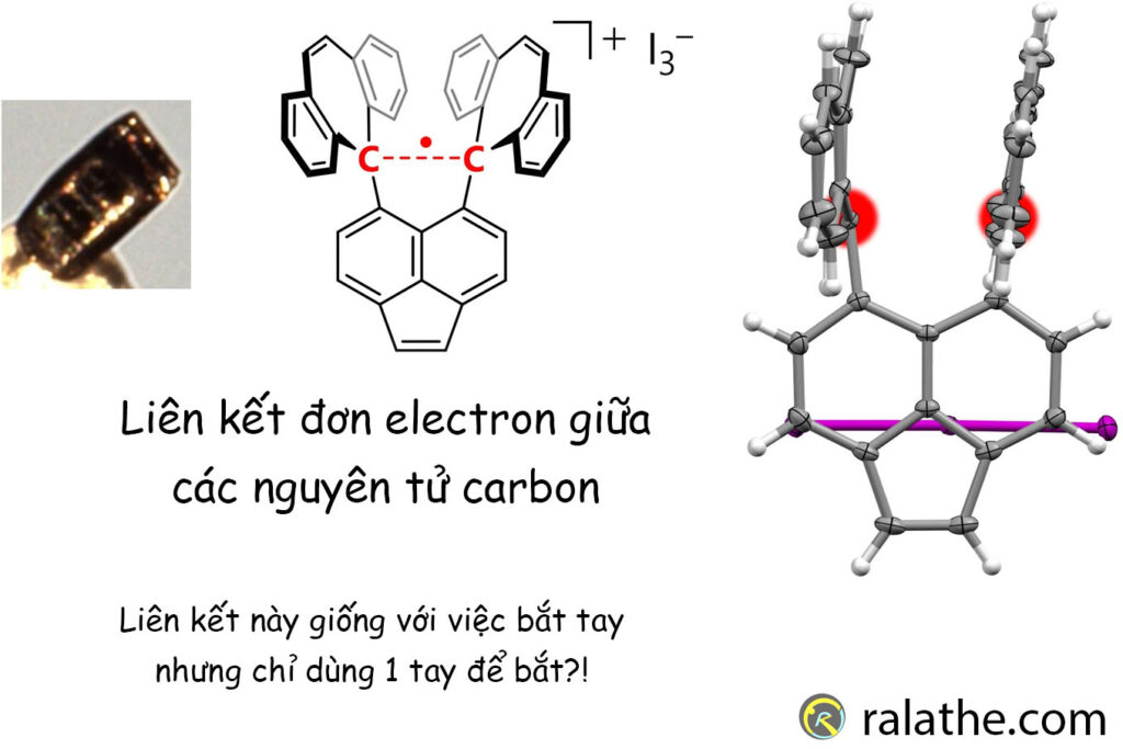 liên kết đơn electron giữa các nguyên tử carbon